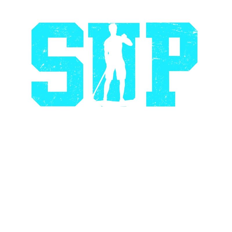 SUP stand up paddle lettering logo paddle