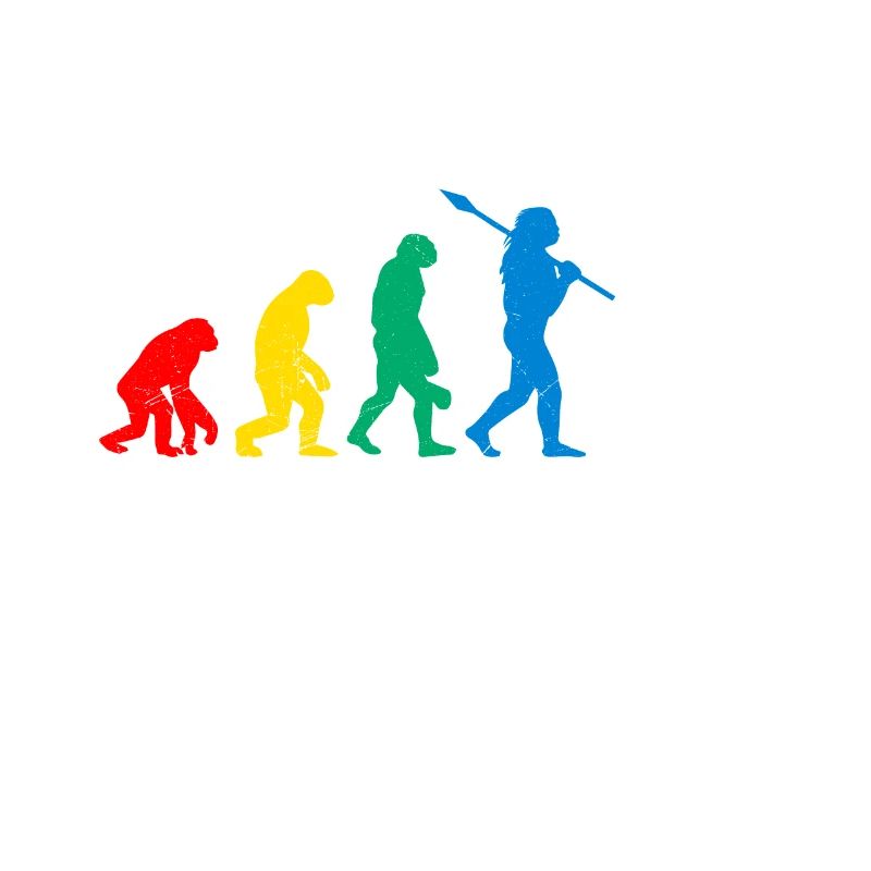 Boule Monkey Human Evolution Boccia Player