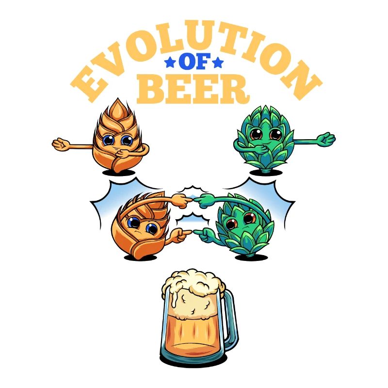 Evolution of Beer Funny Craft Beer Hops