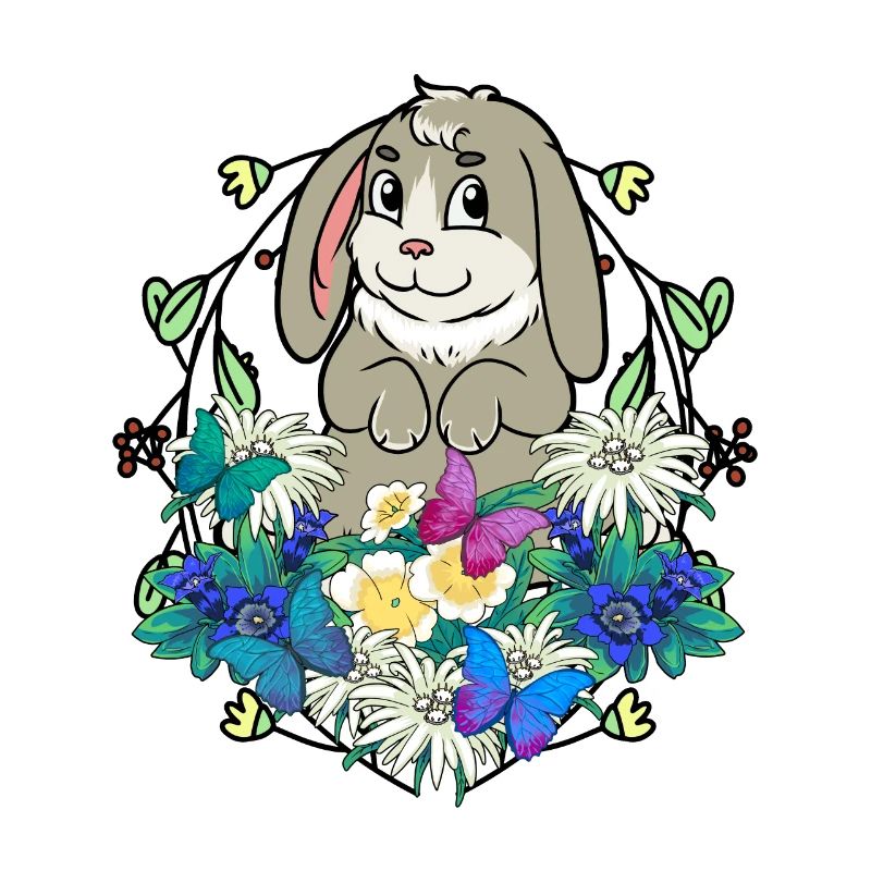 Early Spring Rabbit Easter Happy Easter Nature