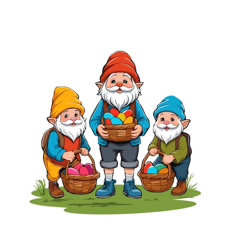 Easter Norse Gnome Easter Bunny Dwarfs