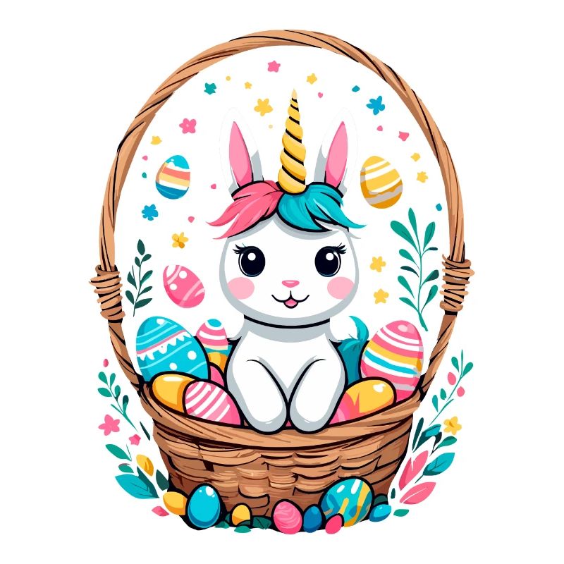 Funny Unicorn Easter Bunny Cute Easter Unicorn