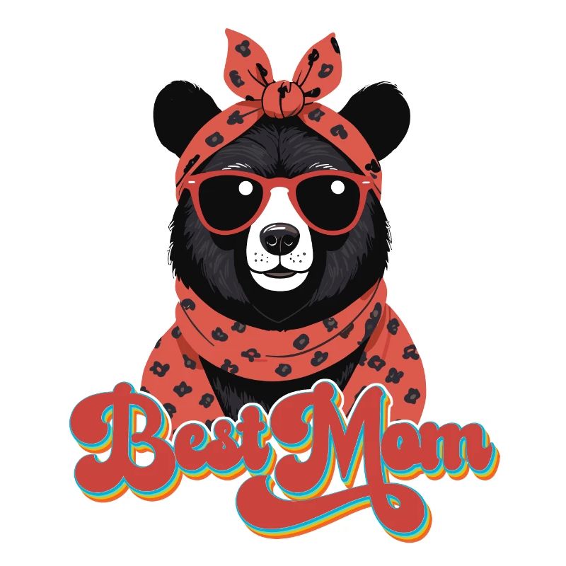 Best Mom Lustiger Mama Bär Muttertag