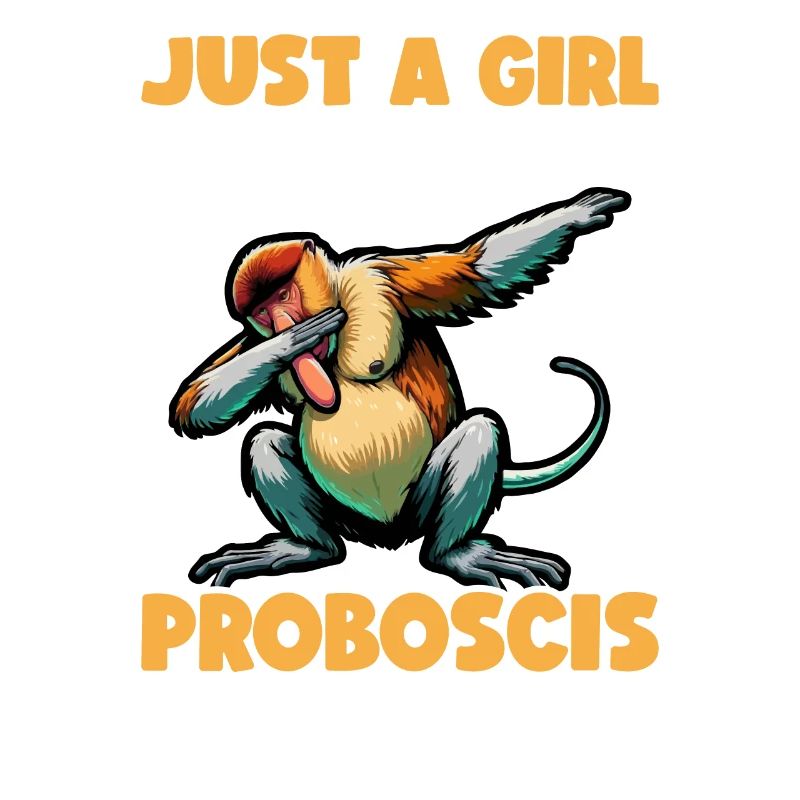 Proboscis Monkey Dabbing Monkey Gift Monkeys