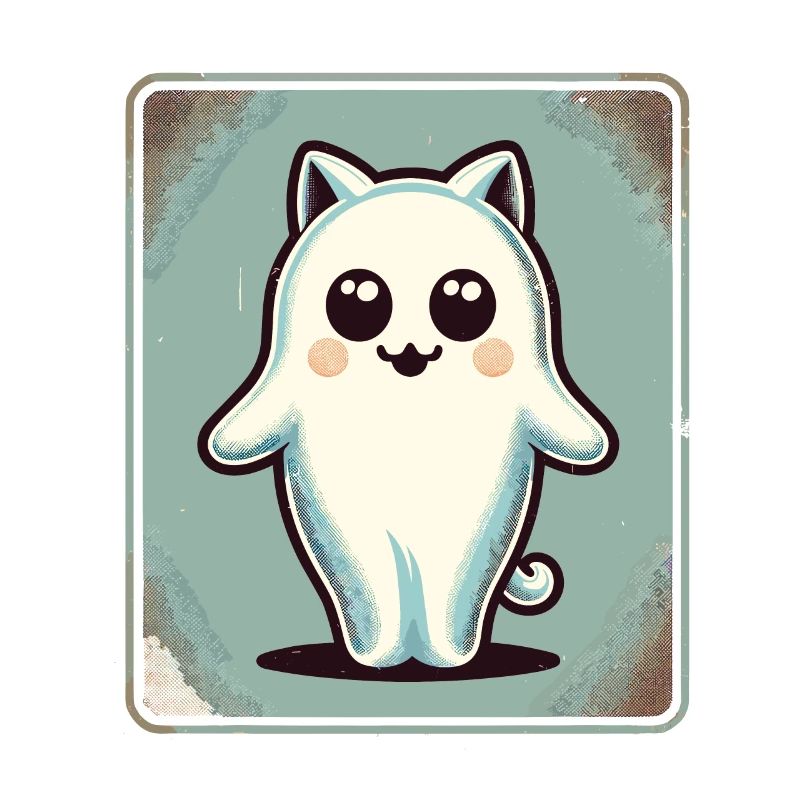 Cute Ghosts Cat Kawaii Ghost Pet