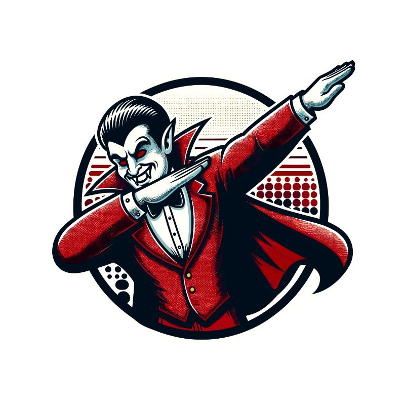 Dabbing Vampire Funny Dabbing Design Halloween
