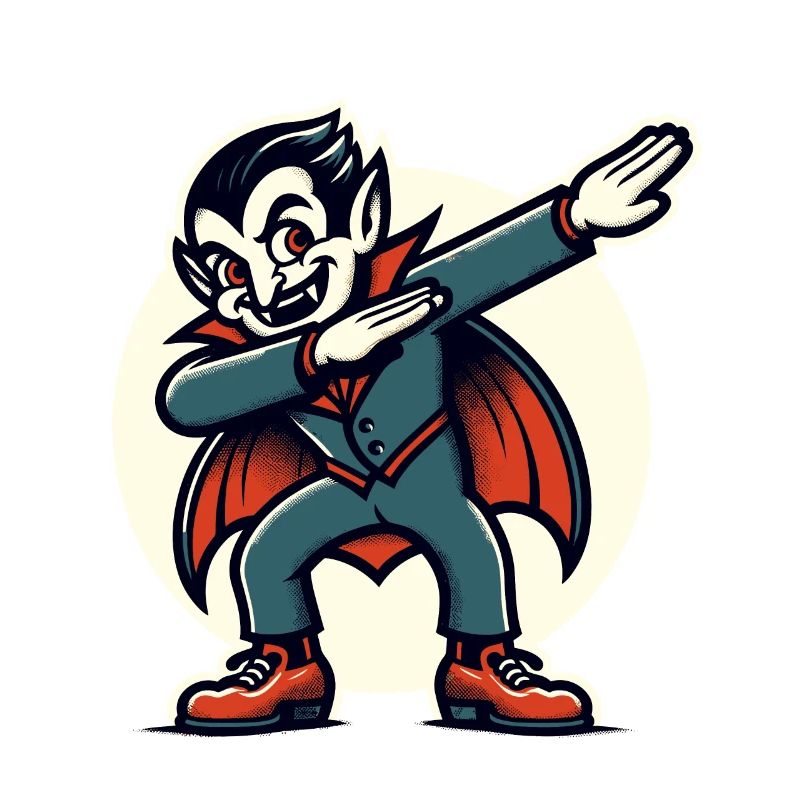 Dabbing Vampire Funny Dabbing Design