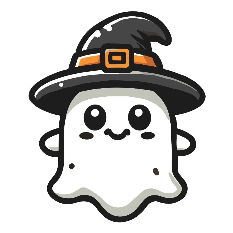 Funny Witch Ghost Spooky Party
