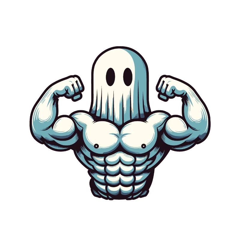 Musculation Ghost Drôle Gym Ghost