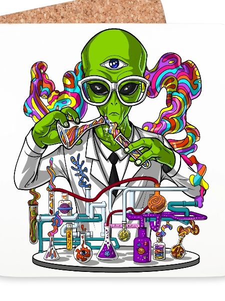 Alien Psychedelic Scientist