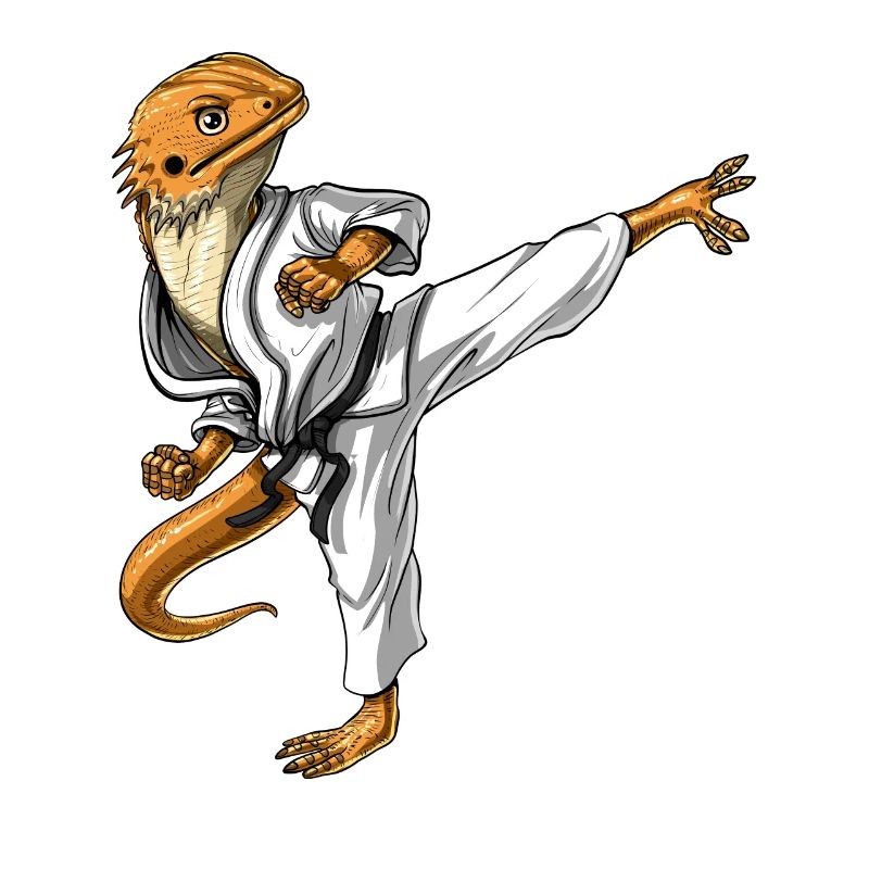 Bartdrachen Karate