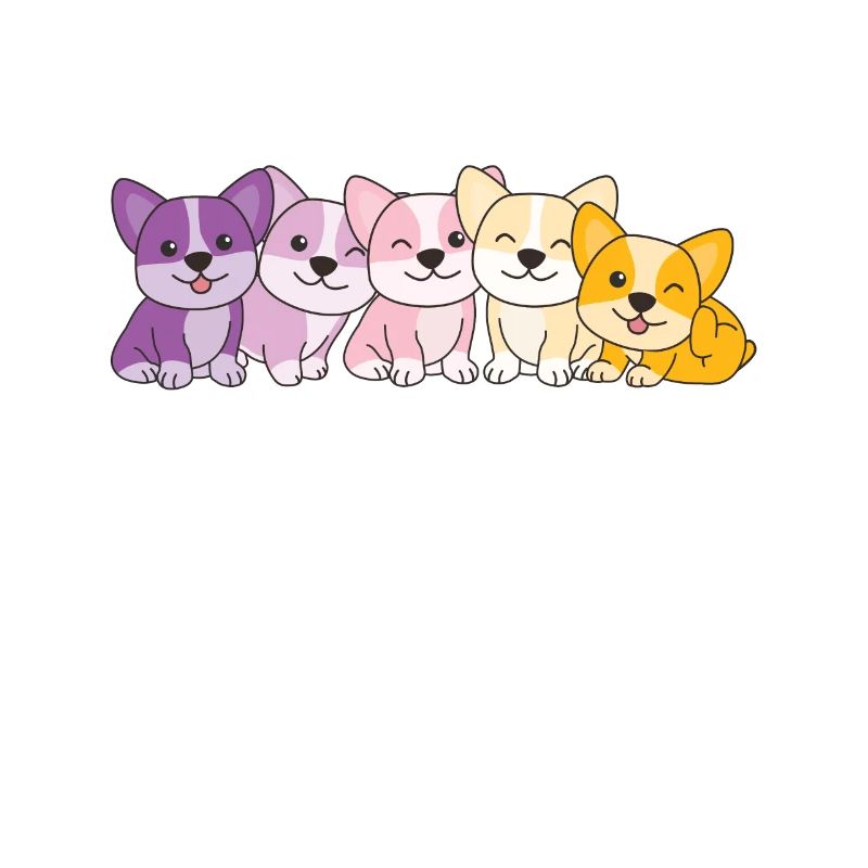 drapeau trixic Corgi Pride LGBTQ chiens mignons