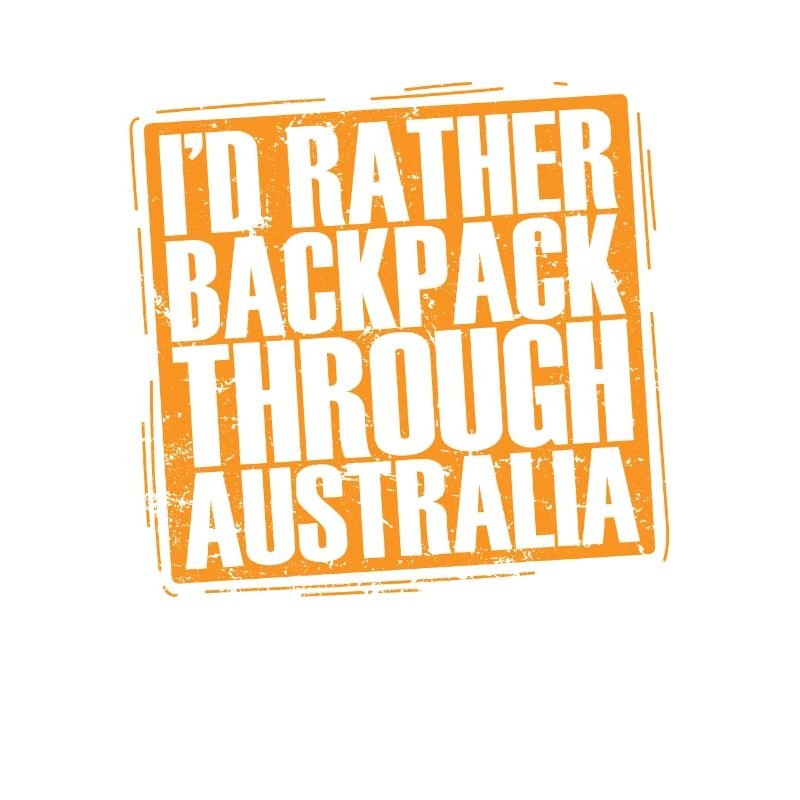 Je préfère Backpack à travers Outback Australia