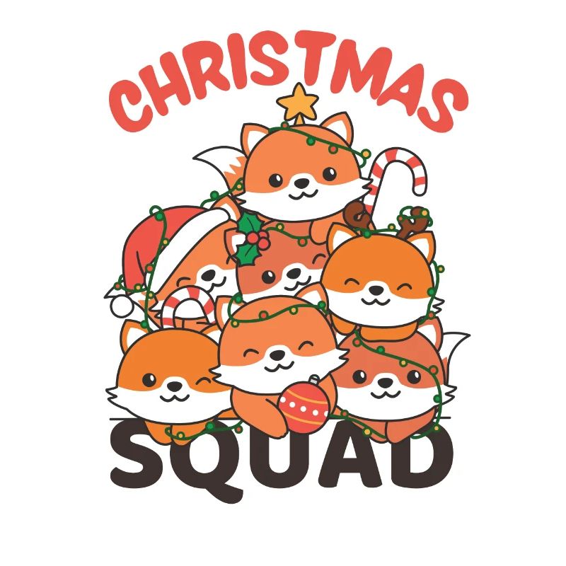 Fox Christmas Tree Christmas Squad Fox