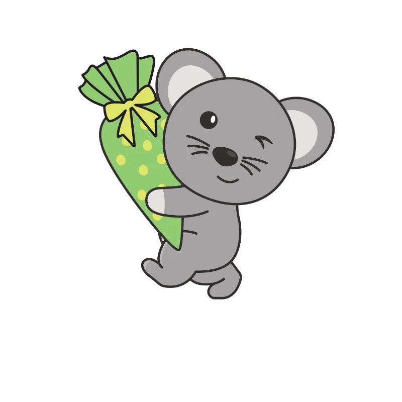 Bye bye Kindergarten Hello School Mouse