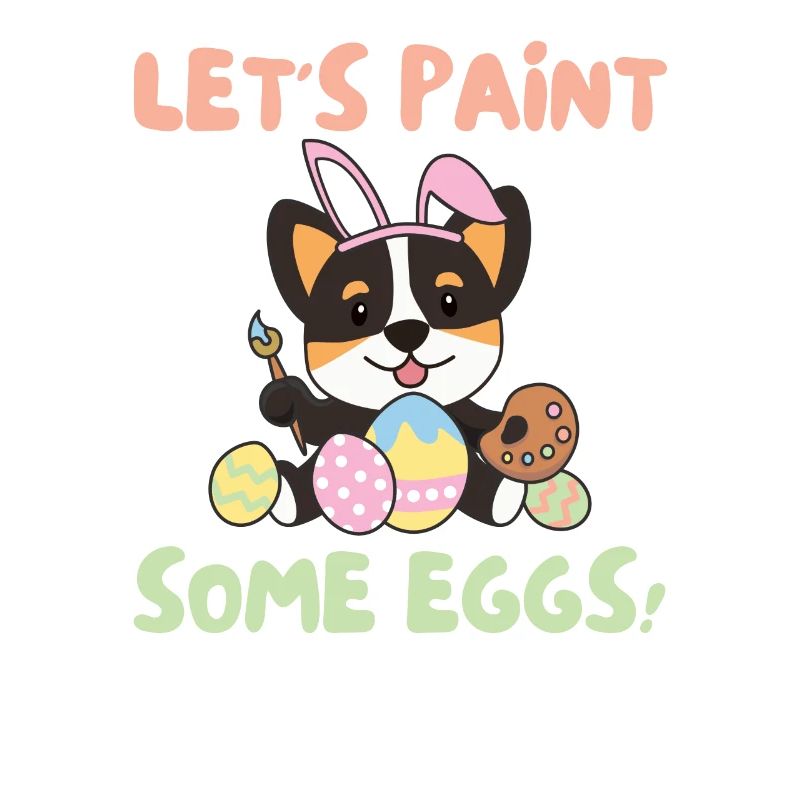 cute dogs for Easter Corgi