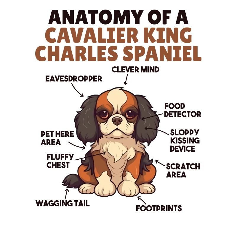 Explication du chien Anatomie d’un roi cavalier