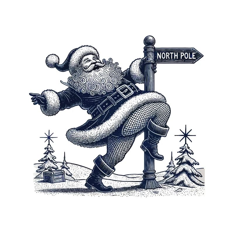Drôle de Père Noël Pole Dance Fun