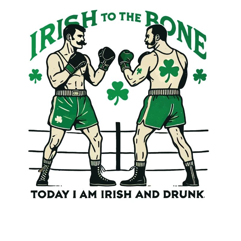 St. Patrick's Day Irisch Bis Auf Die Knochen
