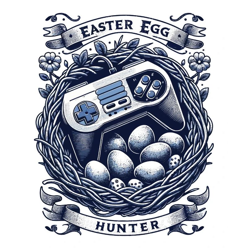 Manette rétro de jeu Easter Egg Hunter