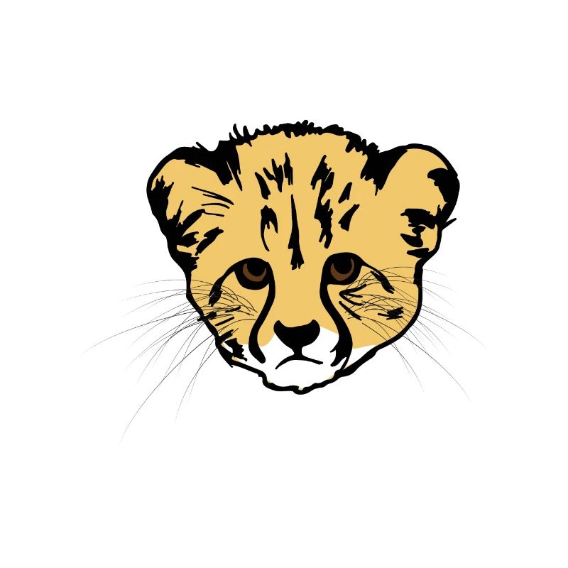 Gepard Tiermotiv