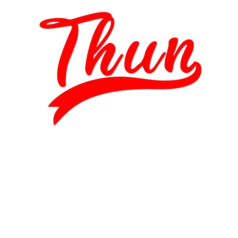 Thun Script Red Logo