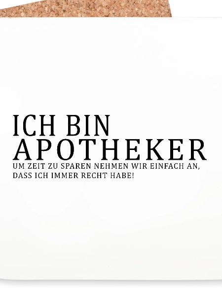 Ich bin Apotheker
