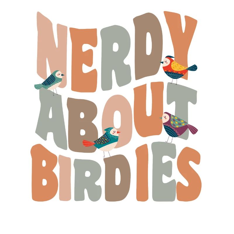 Vögel nerdig über Birdies