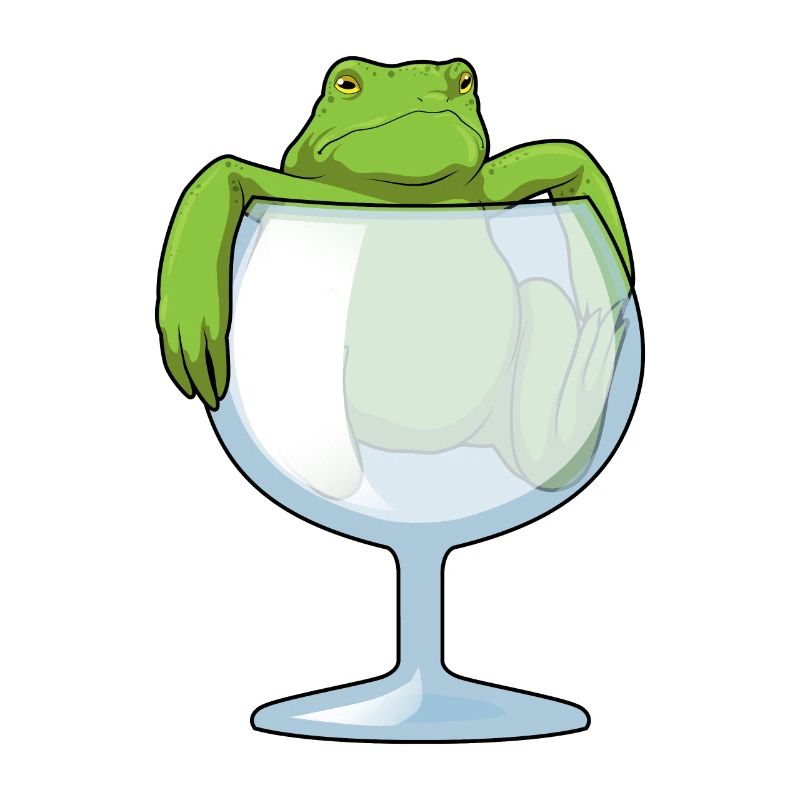Frosch Weinglas