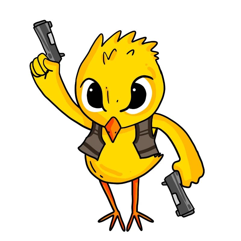 Chicks with pistol