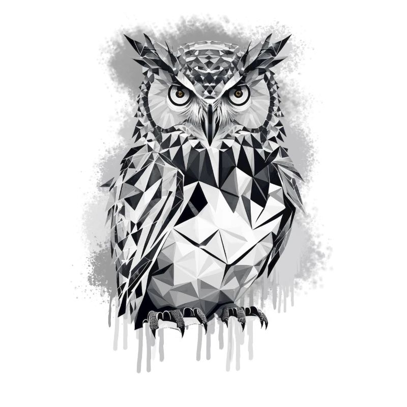 Geometric owl