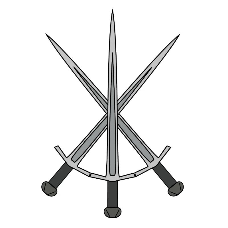 Épées Sabre Épée Combat Roi