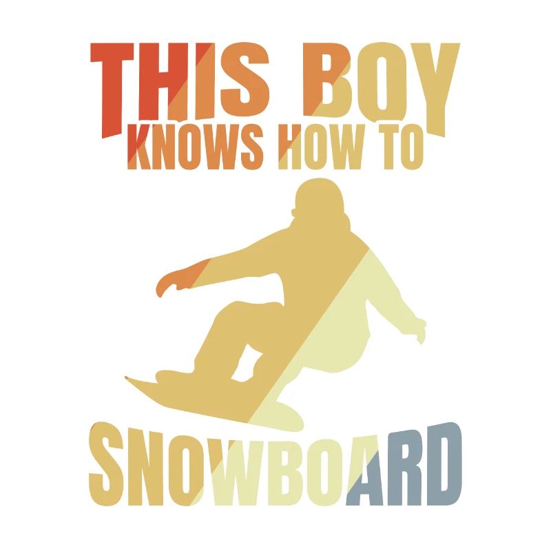 Snowboard Junge