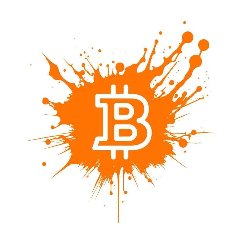 Bitcoin Crypto Cryptocurrency Splash