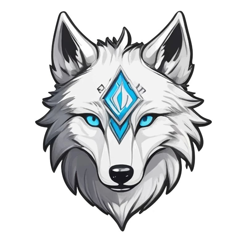 Weißer Wolf