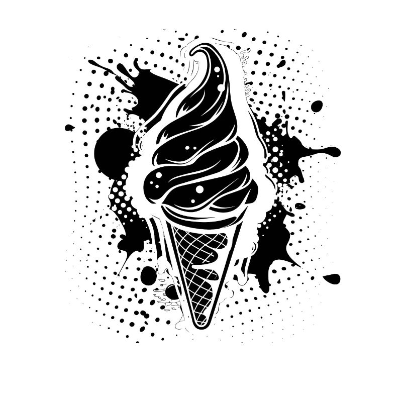 Cornet de crème glacée