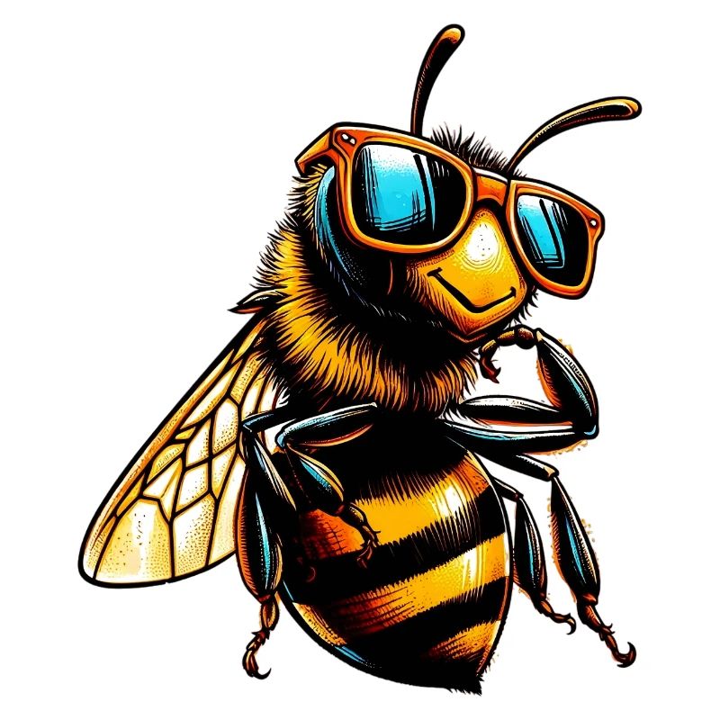 Bee with Sunglasses