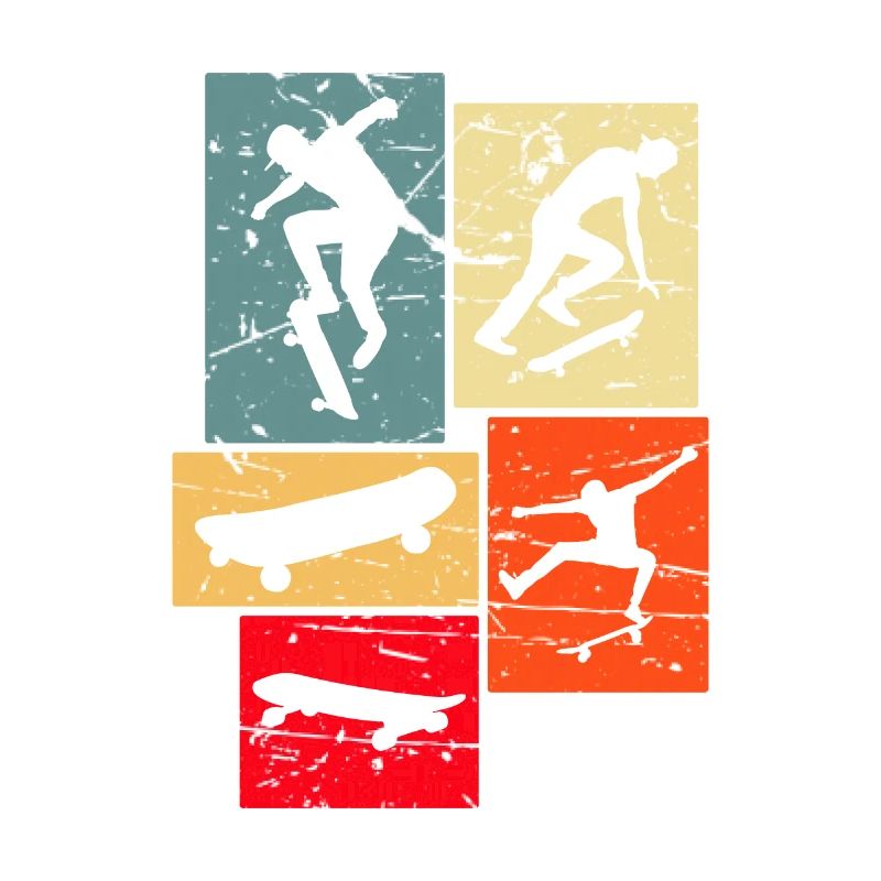 Skateboarding Retro
