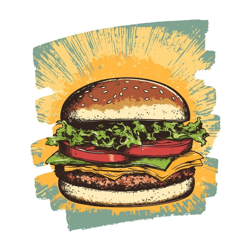 Burger Retro