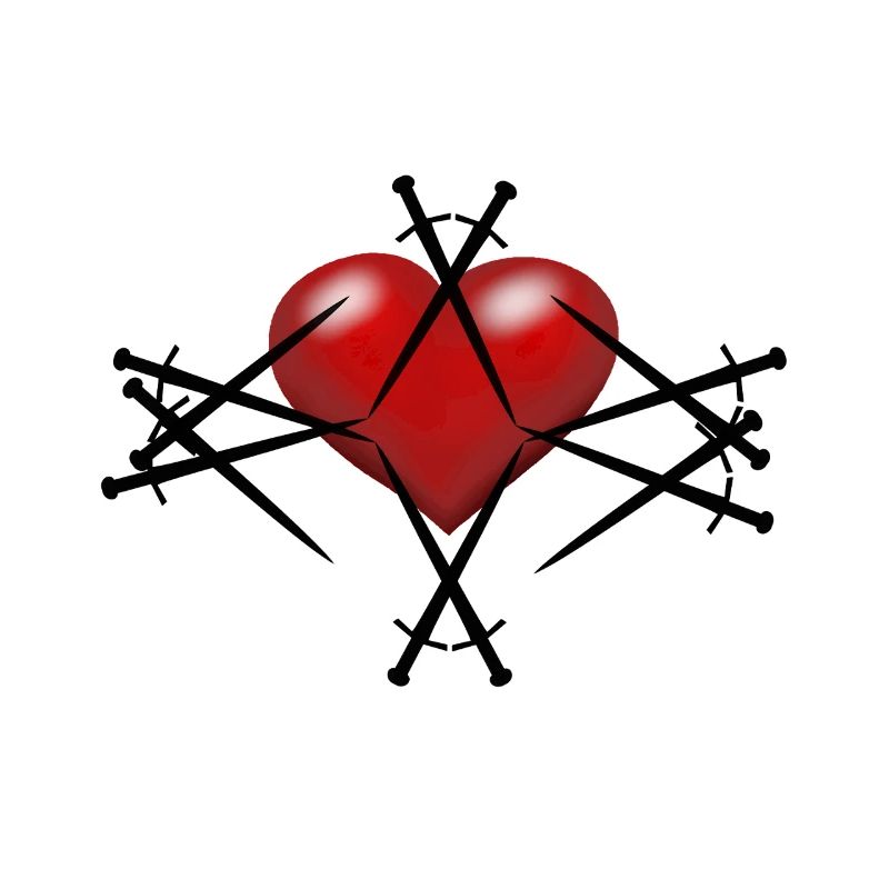 Épée Épées Coeur Guerrier Épéiste