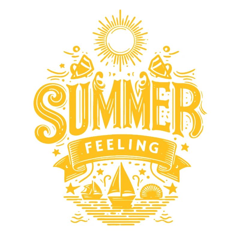 SUMMER Feeling yellow Graphic