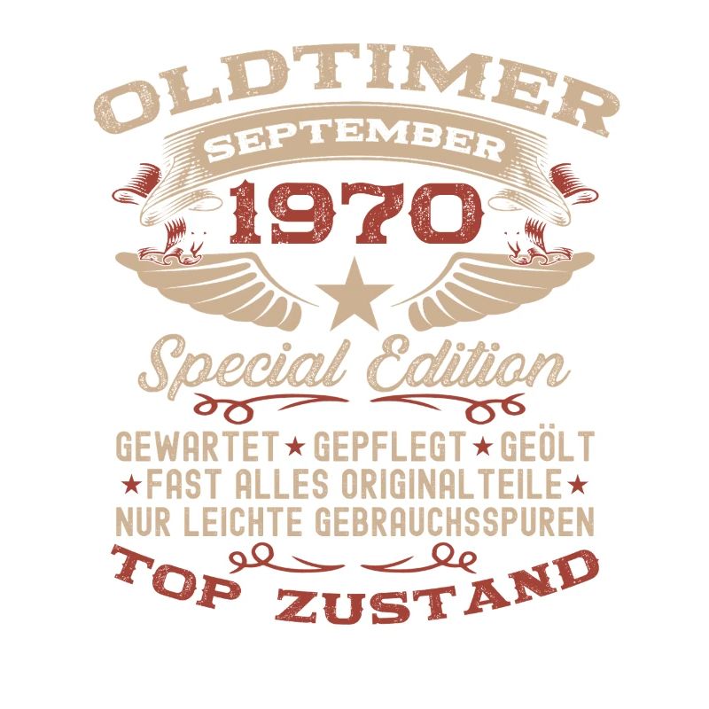 55. Geburtstag Geschenk Oldtimer September 1970