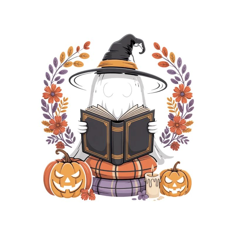 Witch Pumpkin Ghost Reader Design