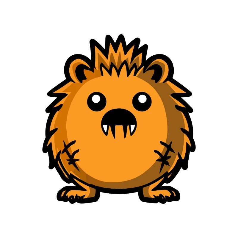 Igel Halloween Comic Lustig