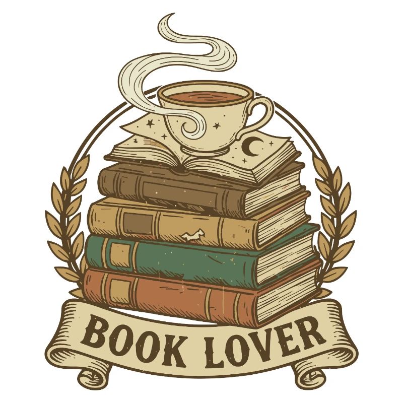 Cozy Book Stack with Steam Cup
