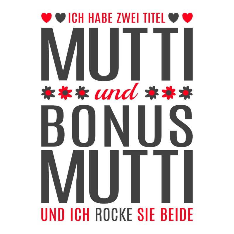 Mama Mutti Mutter Bonus Mutti Muttertag Geschenk