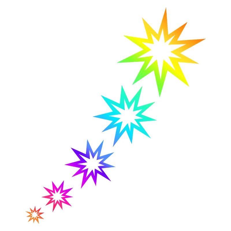 Bunte Sterne