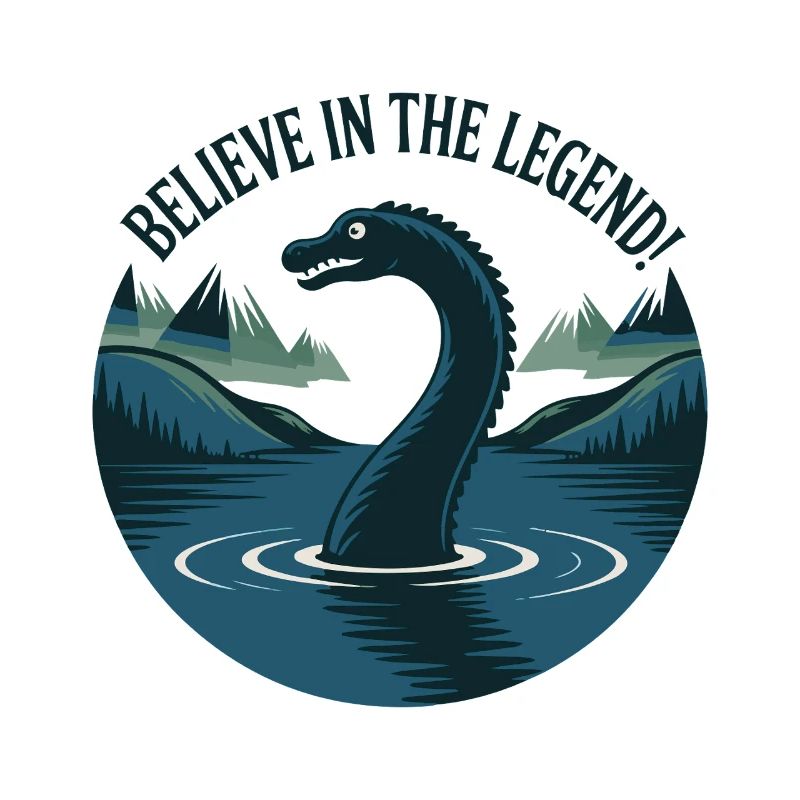 Glaube an die Legende Dinosauriersee