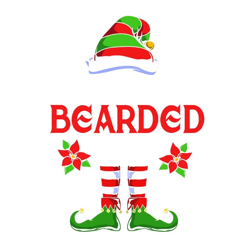 Elfe Elf Weihnachtsgeschenk Bart Bärtig Friseur