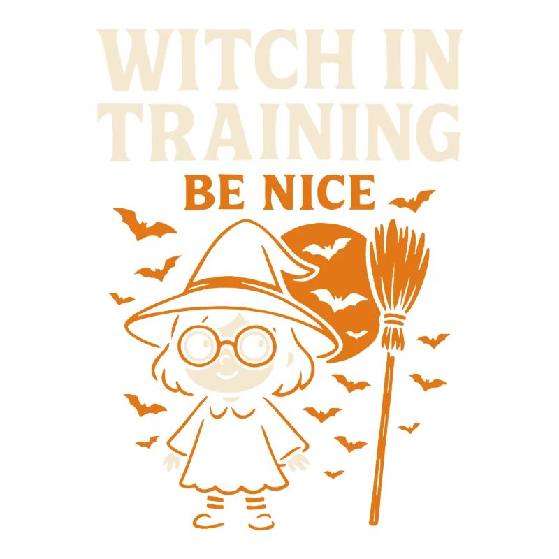 Witch In Training Be Nice Halloween Costume